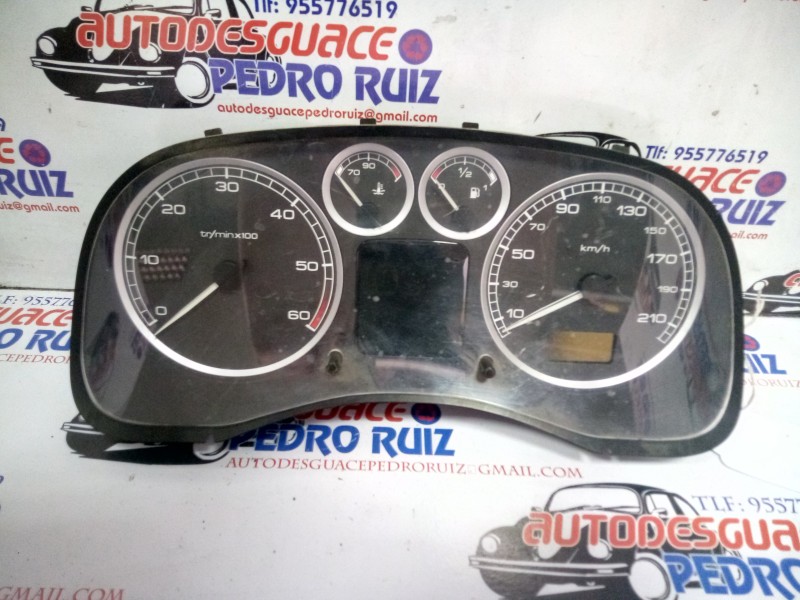 Recambio de cuadro instrumentos para peugeot 307 (s1) 2.0 hdi cat referencia OEM IAM 9647538480  