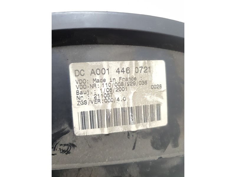 Recambio de cuadro instrumentos para mercedes-benz sprinter 02.00  combi 308 cdi 82 cv referencia OEM IAM A0014460721  
							