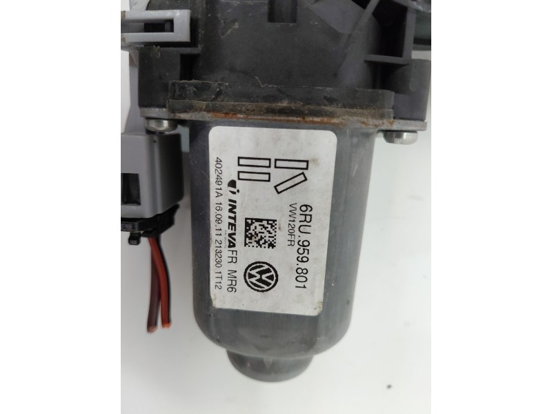 Recambio de motor elevalunas delantero derecho para seat mii (kf1) 1.0 referencia OEM IAM 6RU959801  