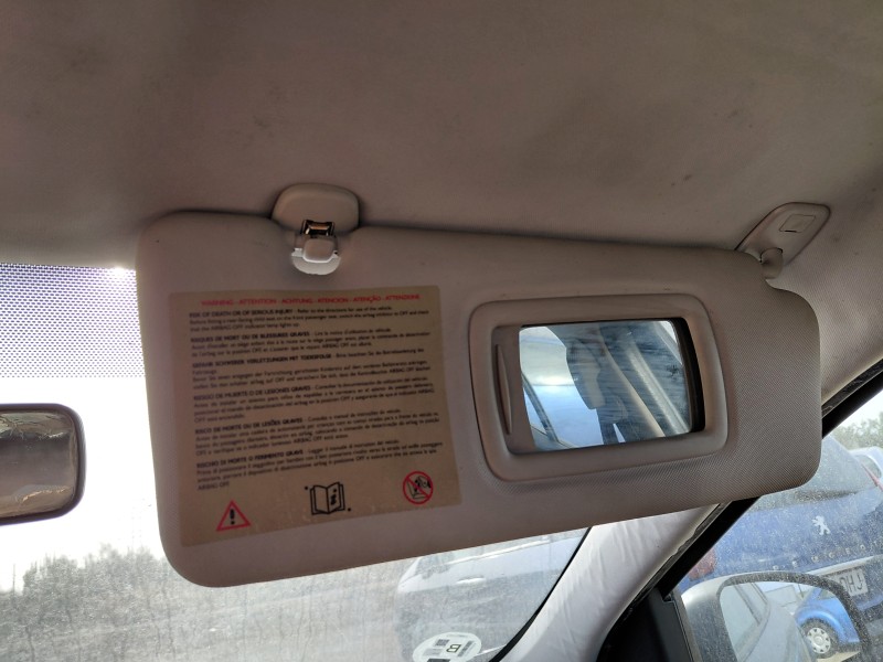 Recambio de parasol derecho para renault megane iii hatchback (bz0/1_, b3_) 1.5 dci referencia OEM IAM   