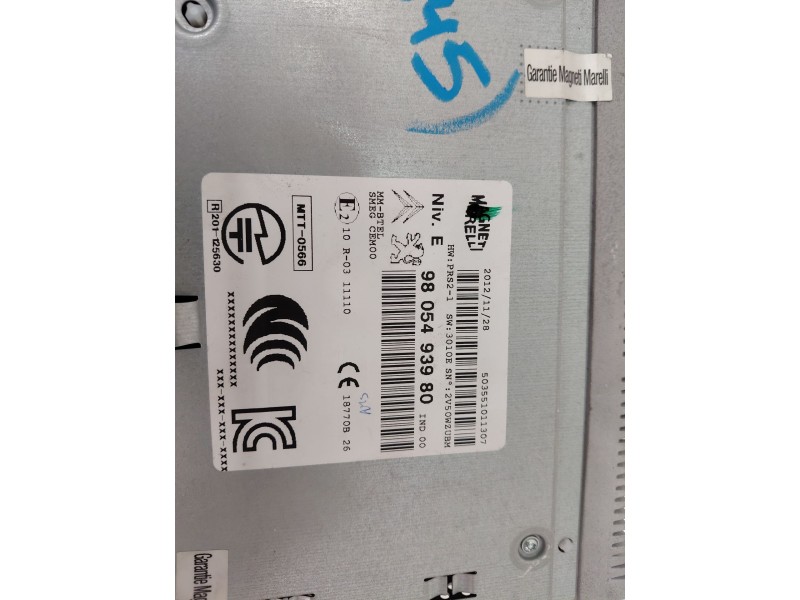 Recambio de sistema audio / radio cd para peugeot 208 1.6 16v hdi fap referencia OEM IAM 9805493980  
							