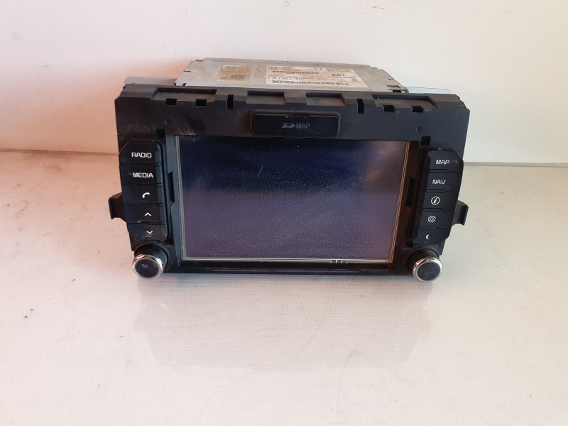 Recambio de pantalla multifuncion para kia rio basic referencia OEM IAM 965601W510  