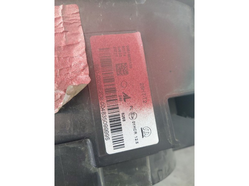 Recambio de faro izquierdo para jeep renegade suv (bu, b1, bv) 1.6 crd referencia OEM IAM 00519531110  
							