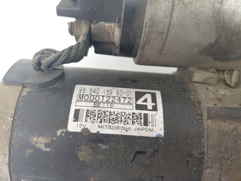 Recambio de motor arranque para citroën c4 berlina 1.6 hdi 90 cv referencia OEM IAM 966401698001  
							