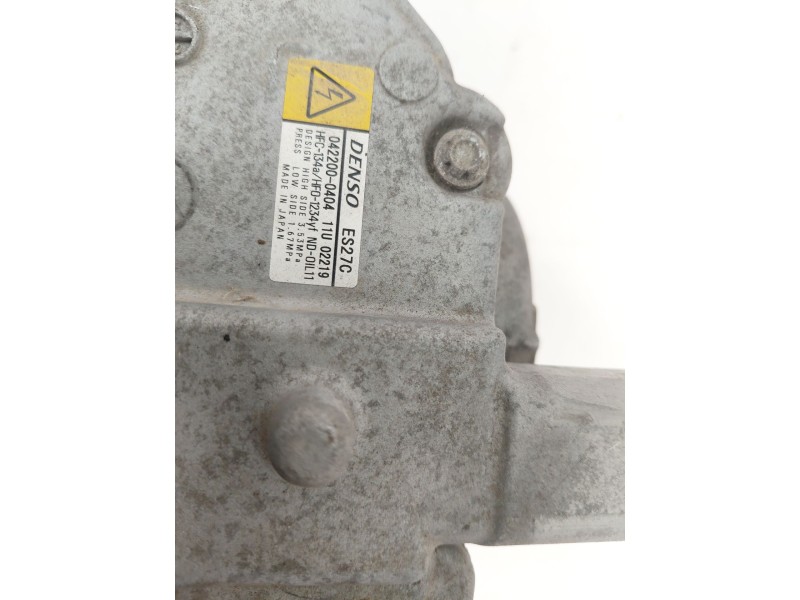 Recambio de compresor aire acondicionado para toyota prius+ 1.8 16v (híbrido) referencia OEM IAM 0422000404  