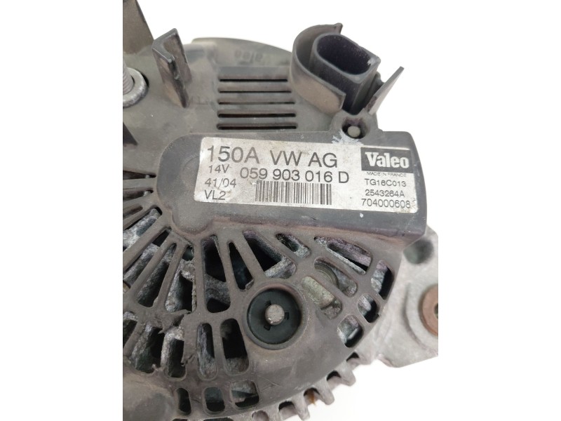 Recambio de alternador para audi a4 berlina (8e) 3.0 v6 24v tdi referencia OEM IAM 059903016D  
							
