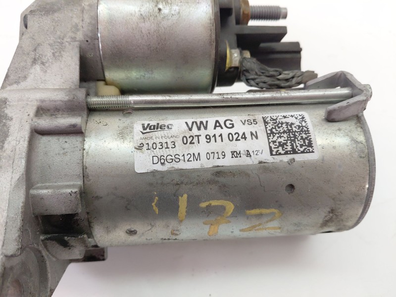 Recambio de motor arranque para seat ibiza (6j5) 1.2 tsi referencia OEM IAM 02T911024N  
							