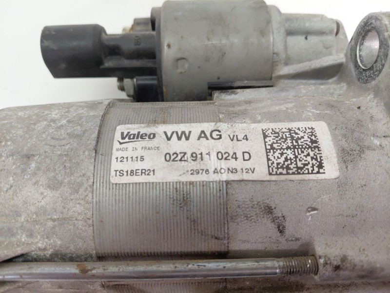 Recambio de motor arranque para seat toledo (kg3) 1.6 tdi 116 cv referencia OEM IAM 02Z911024D  
							