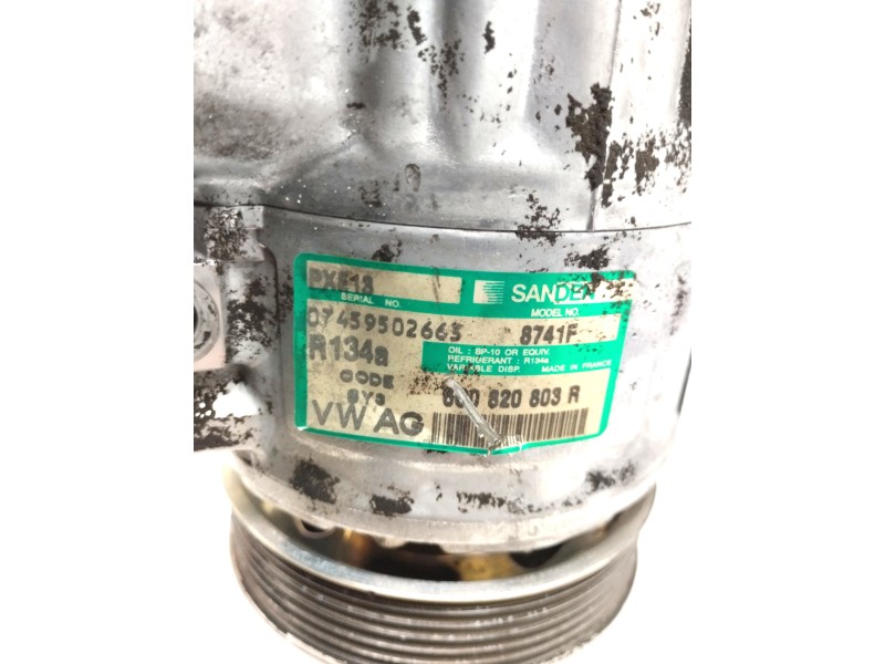 Recambio de compresor aire acondicionado para skoda fabia (6y2/6y3) classic referencia OEM IAM 6Q0820803R  
							