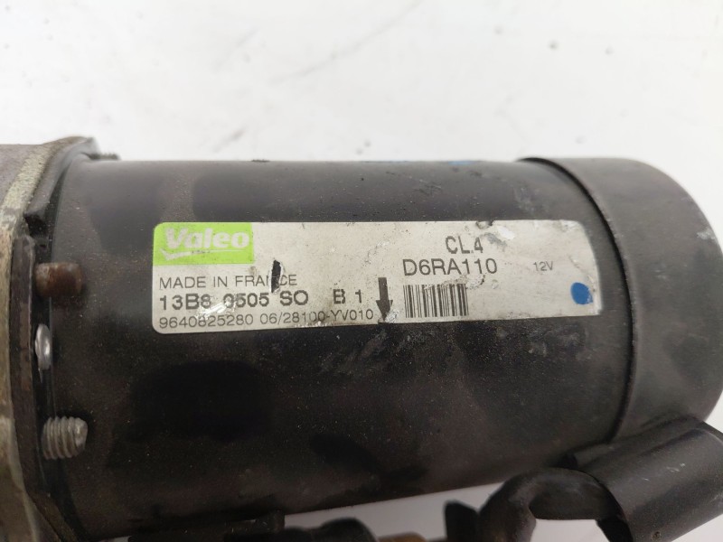 Recambio de motor arranque para citroën berlingo 1.6 16v hdi referencia OEM IAM 9640825280  