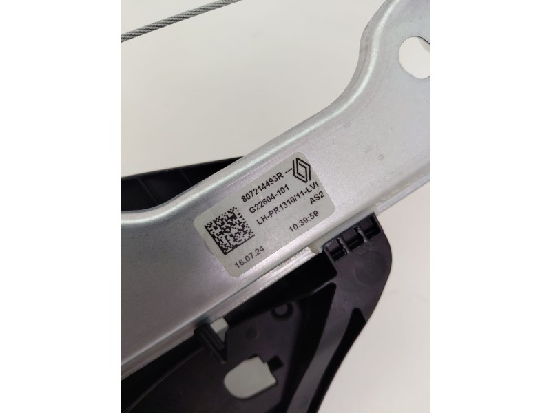 Recambio de elevalunas delantero izquierdo para dacia duster (pym/pyn) duster referencia OEM IAM 807214493R  