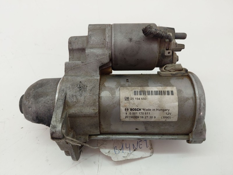Recambio de motor arranque para opel mokka / mokka x (j13) 1.4 4x4 (_76) referencia OEM IAM 25194650  
							