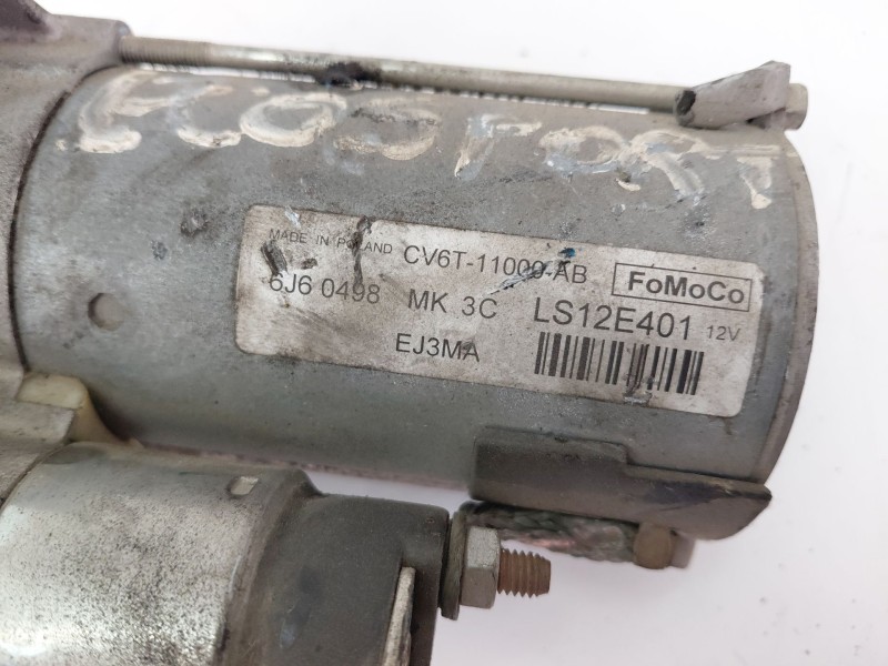 Recambio de motor arranque para ford ecosport 1.0 ecoboost cat referencia OEM IAM CV6T11000AB  