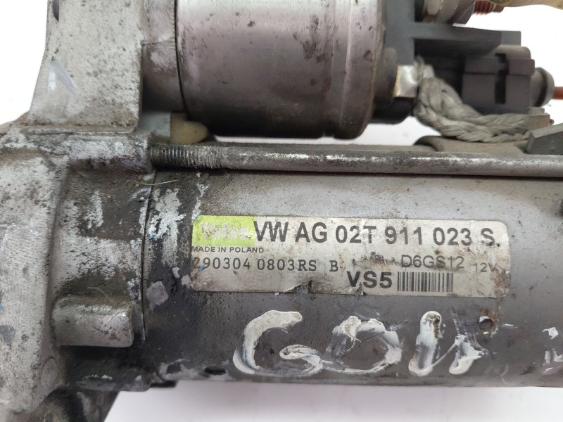 Recambio de motor arranque para volkswagen golf v (1k1) 1.4 16v referencia OEM IAM 02T911023S  
							