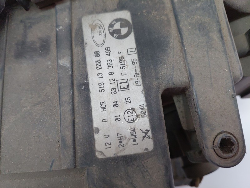 Recambio de faro izquierdo para bmw serie 3 coupe (e36) 1.6 cat referencia OEM IAM 63128363499  
							