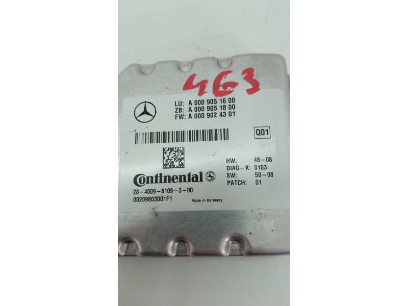 Recambio de modulo electronico para mercedes-benz clase clk (w207) coupe 350 cgi blueefficiency referencia OEM IAM A0009051600  