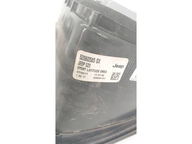 Recambio de piloto trasero izquierdo para jeep renegade suv (bu, b1, bv) 1.6 crd referencia OEM IAM 52060585SX  