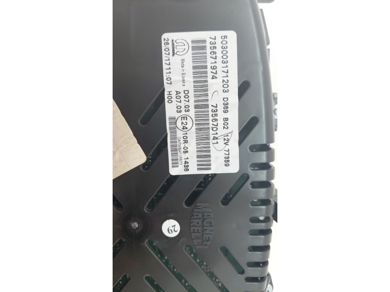 Recambio de cuadro instrumentos para jeep renegade suv (bu, b1, bv) 1.6 crd referencia OEM IAM 735671974  