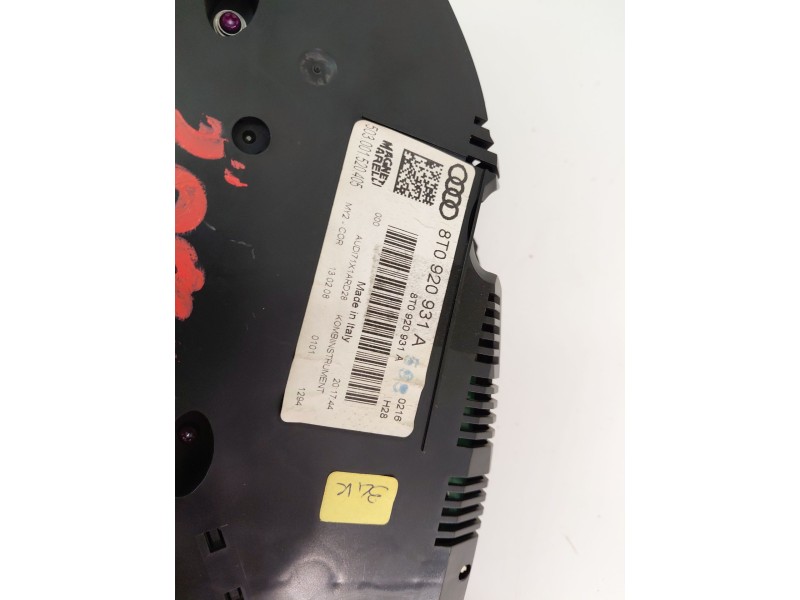 Recambio de cuadro instrumentos para audi a5 (8t3) 2.7 tdi referencia OEM IAM  8T0920931A 