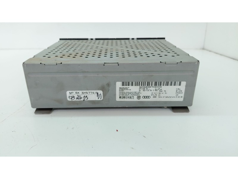 Recambio de sistema audio / radio cd para audi a5 (8t3) 2.7 tdi referencia OEM IAM 4F0035541F  
							