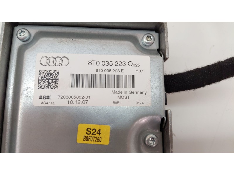 Recambio de modulo electronico para audi a5 (8t3) 2.7 tdi referencia OEM IAM 8T0035223Q  
							