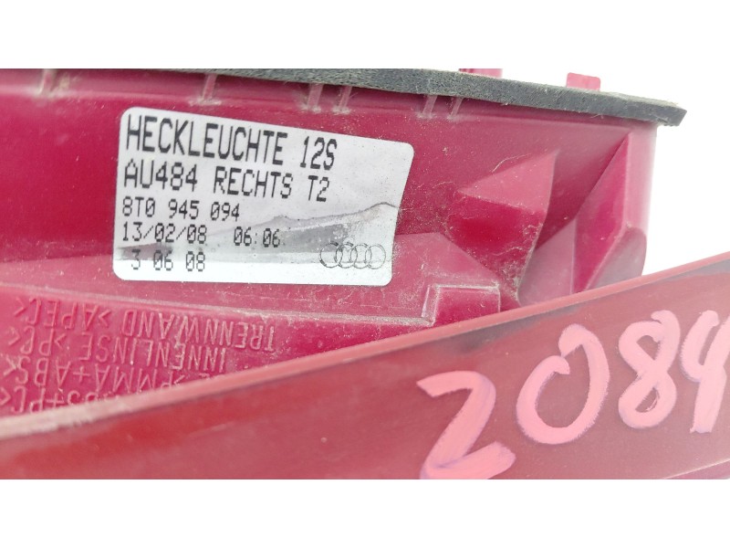 Recambio de piloto trasero derecho interior para audi a5 (8t3) 2.7 tdi referencia OEM IAM 8T0945094  