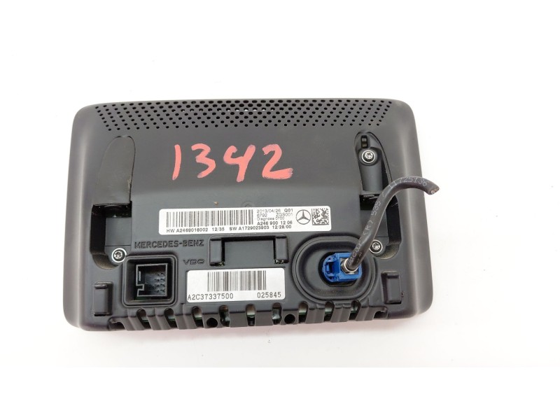 Recambio de pantalla multifuncion para mercedes-benz clase cla (w117) cla 220 cdi (117.303) referencia OEM IAM A2469001206  
							