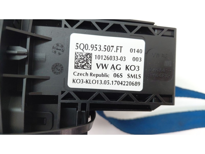 Recambio de mando multifuncion para volkswagen golf vii (5g1, bq1, be1, be2) 1.0 tsi referencia OEM IAM 5Q0953507FT  