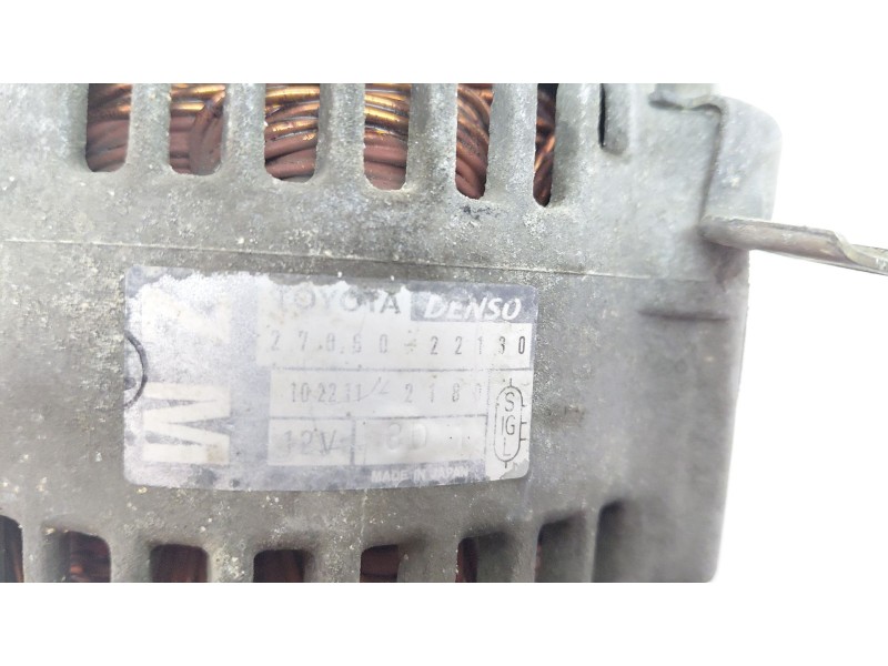 Recambio de alternador para toyota rav 4 ii (_a2_) 1.8 (zca25_, zca26_) referencia OEM IAM 2706022130  
							