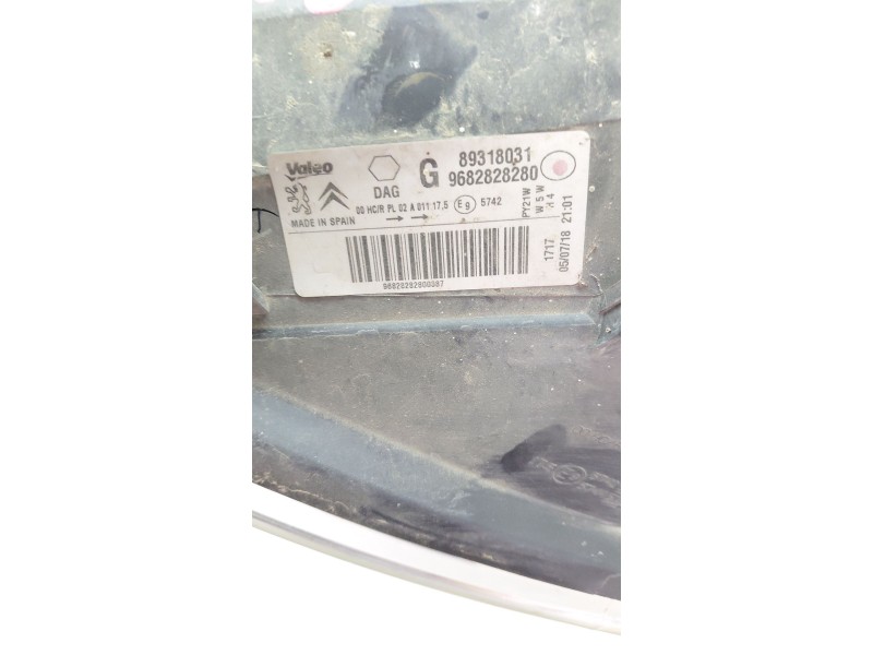 Recambio de faro izquierdo para citroën berlingo furgoneta/monovolumen (b9) 1.6 bluehdi 100 referencia OEM IAM   
							