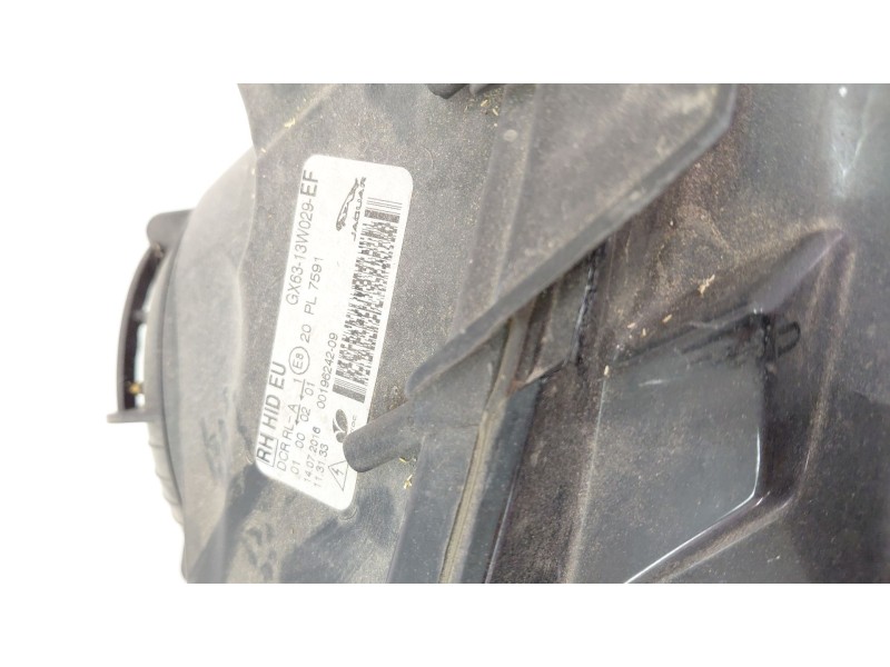 Recambio de faro derecho para jaguar f-pace (x761) 2.0 td4 awd referencia OEM IAM GX6313W029EF  
							