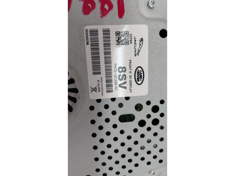 Recambio de pantalla multifuncion para jaguar f-pace (x761) 2.0 td4 awd referencia OEM IAM FK7219C299AC  
							
