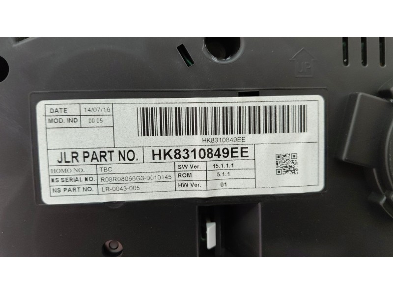 Recambio de cuadro instrumentos para jaguar f-pace (x761) 2.0 td4 awd referencia OEM IAM HK8310849EE  
							