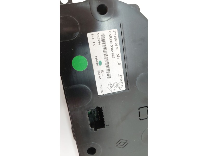 Recambio de mando climatizador para renault clio iv (bh_) 0.9 tce 90 referencia OEM IAM 275108796R  
							