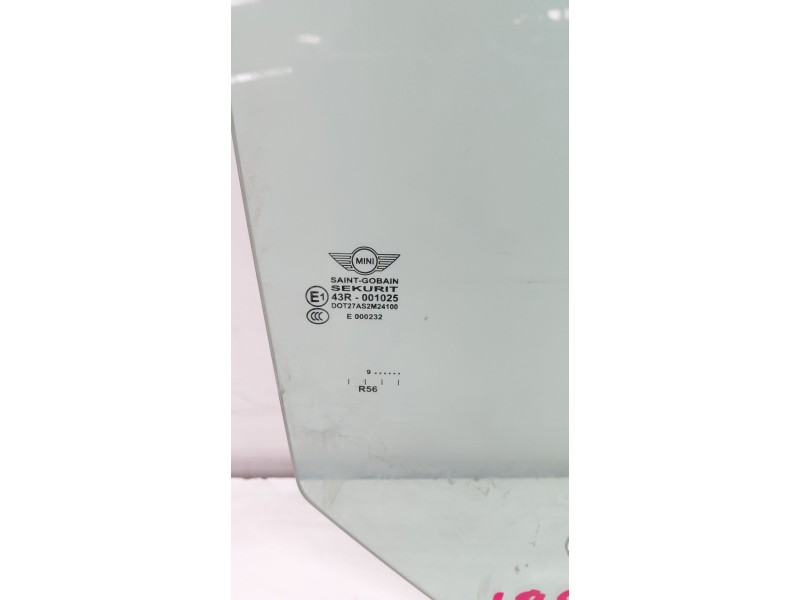 Recambio de luna delantera derecha para mini mini (r56) one referencia OEM IAM   