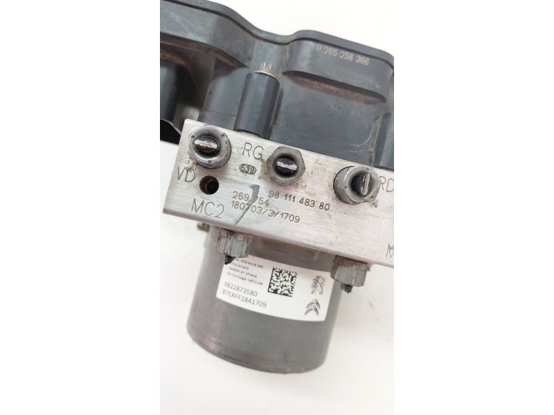 Recambio de abs para citroën berlingo furgoneta/monovolumen (b9) 1.6 bluehdi 100 referencia OEM IAM 9811148380  