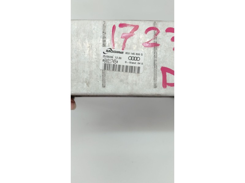 Recambio de intercooler para audi a4 berlina (8e) 2.0 tdi 16v 170 cv referencia OEM IAM 8E0145806  
							