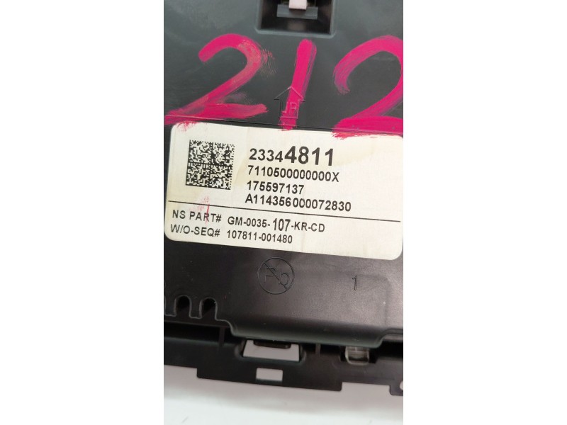 Recambio de cuadro instrumentos para opel insignia a (g09) 2.0 cdti (68) referencia OEM IAM 23344811  
							