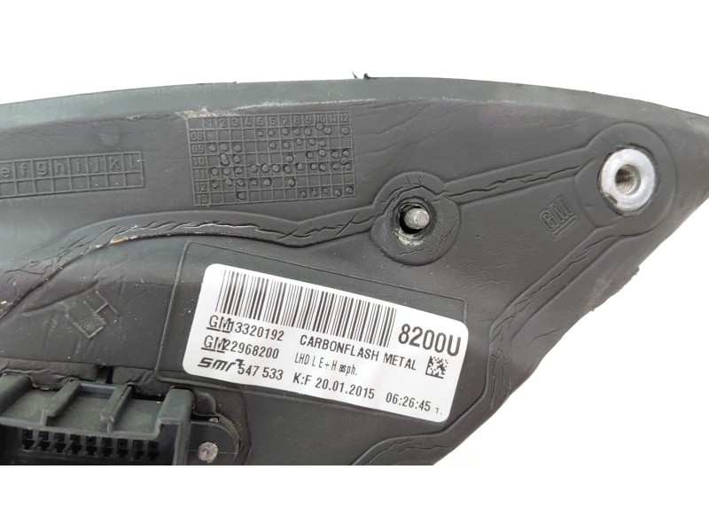 Recambio de retrovisor izquierdo para opel insignia a (g09) 2.0 cdti (68) referencia OEM IAM 3320192  