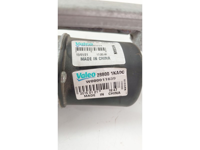 Recambio de motor limpia delantero para nissan juke (f15) 1.5 dci 110 cv referencia OEM IAM 288001KA0C  
							