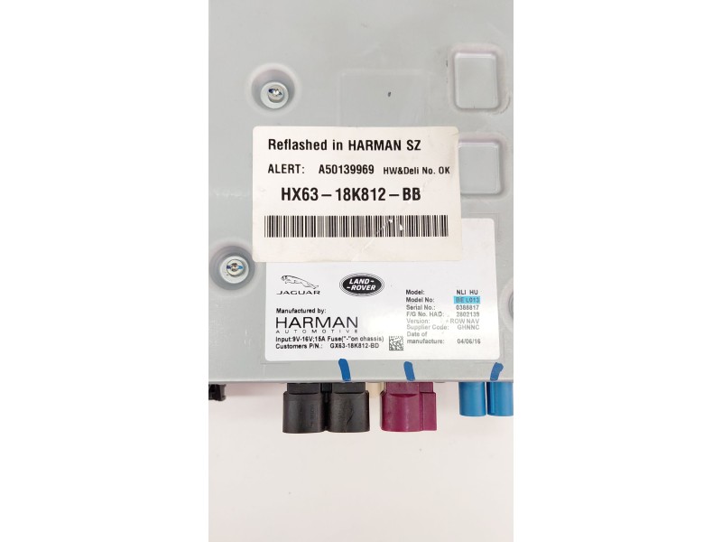 Recambio de modulo electronico para jaguar f-pace (x761) 2.0 td4 awd referencia OEM IAM HX6318K812BB  