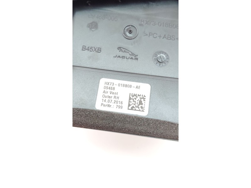 Recambio de rejilla aireadora para jaguar f-pace (x761) 2.0 td4 awd referencia OEM IAM GX73014L21BF  
							