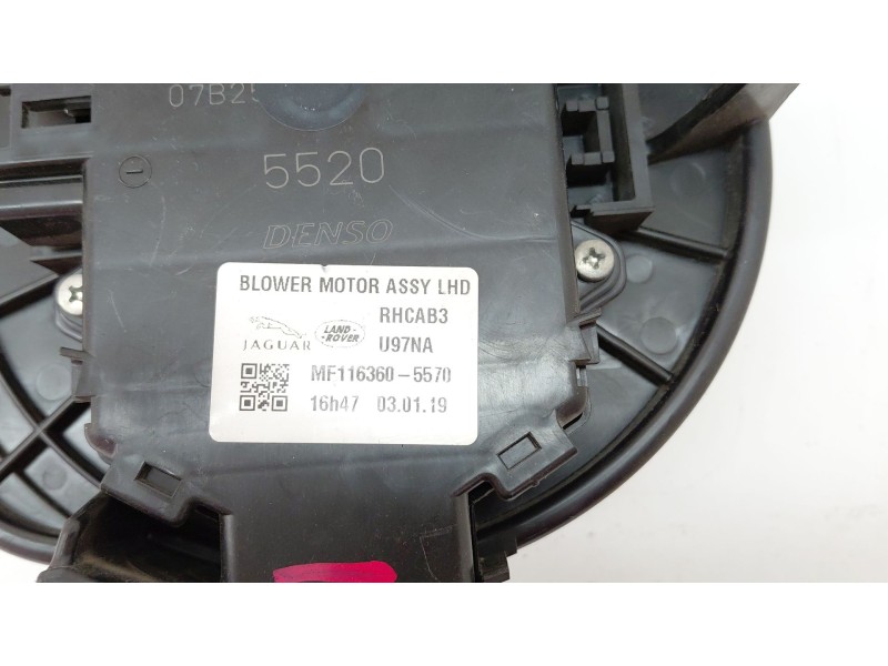 Recambio de ventilador calefaccion para jaguar i-pace (x590) ev400 awd referencia OEM IAM MF1163605570  