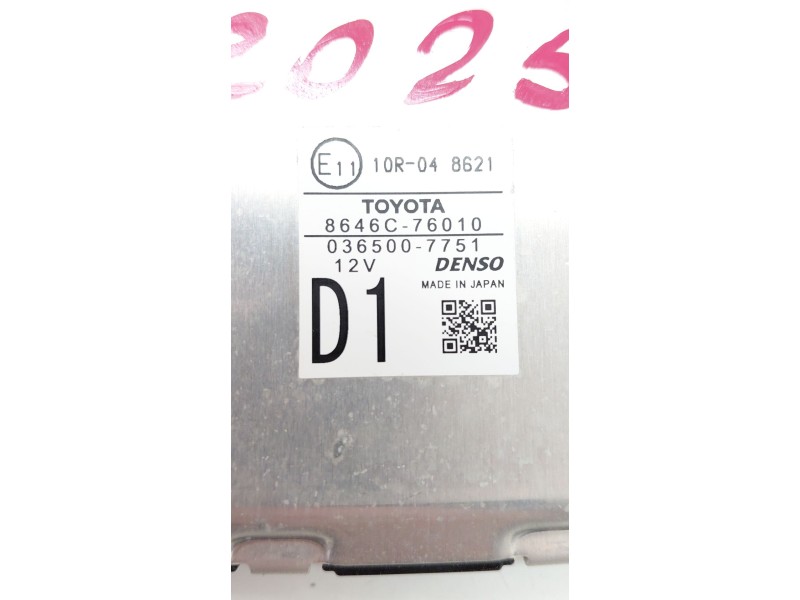 Recambio de modulo electronico para lexus ct (zwa10_) 200h (zwa10_) referencia OEM IAM 8646C76010  
							