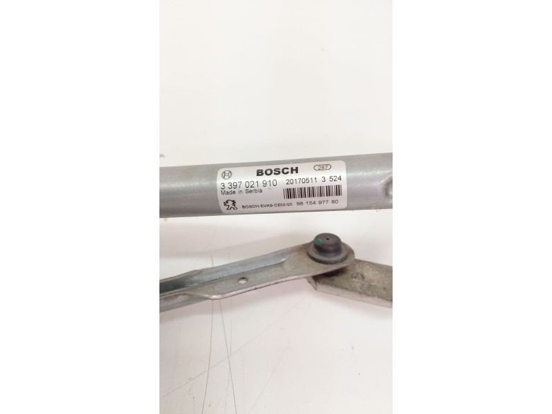 Recambio de motor limpia delantero para peugeot 2008 (--.2013) 1.2 12v e-thp referencia OEM IAM 9815497780  
							