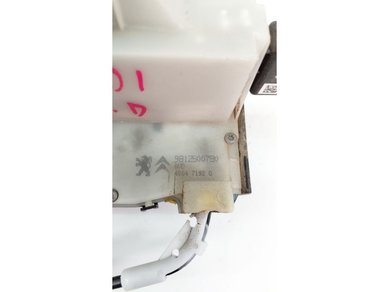 Recambio de cerradura puerta delantera derecha para peugeot 2008 (--.2013) 1.2 12v e-thp referencia OEM IAM   