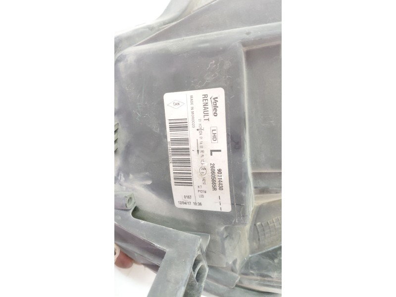Recambio de faro izquierdo para dacia sandero ii tce 90 (b8m1, b8ma) referencia OEM IAM 260605665R  