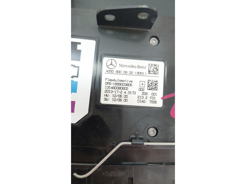 Recambio de luz interior para mercedes-benz clase cla (w117) cla 220 cdi (117.303) referencia OEM IAM A0009000902  