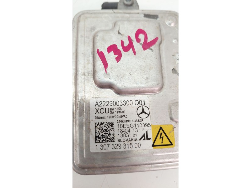 Recambio de centralita faros xenon para mercedes-benz clase cla (w117) cla 220 cdi (117.303) referencia OEM IAM A2229003300  