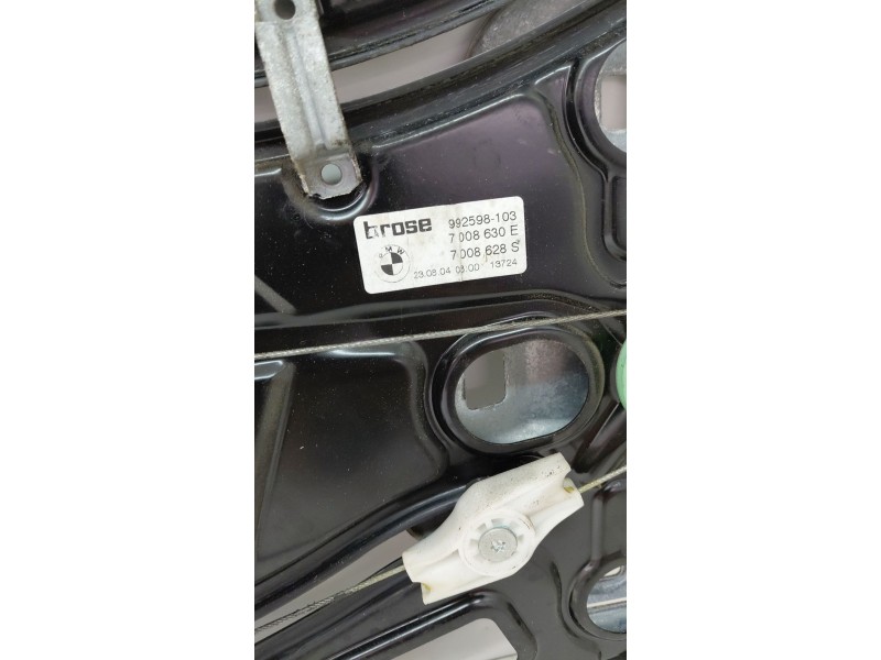 Recambio de elevalunas trasero derecho para bmw serie 6 cabrio (e64) 645ci referencia OEM IAM 992598103  